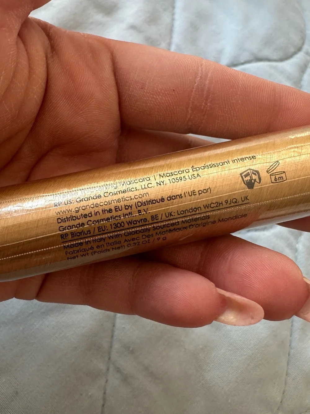 GrandeDRAMA Intense Thickening Mascara with castor oil